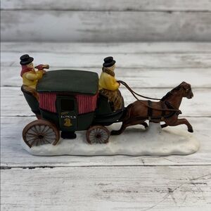 Dept 56 Heritage Village Collection Dover Coach Horse Driver Carriage